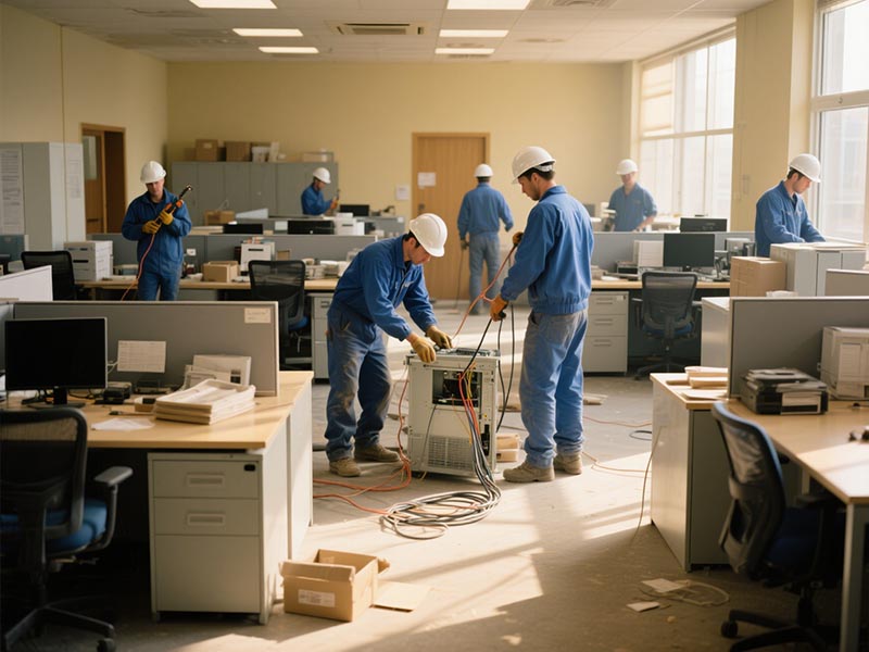 辦公室裝修復原